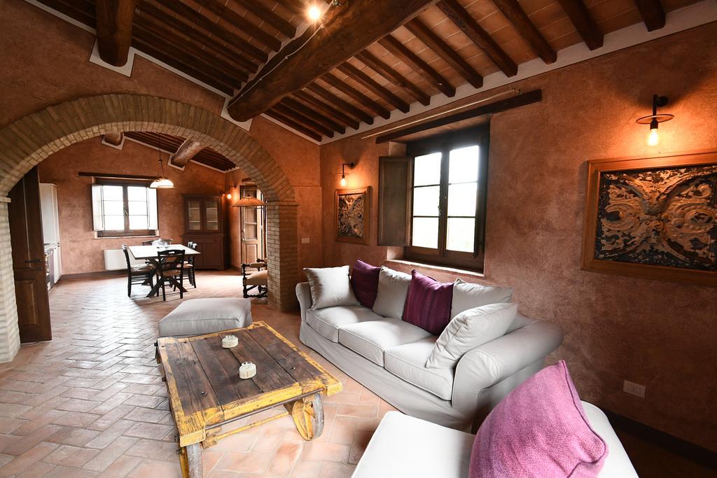 Villa La Tana Del Bianconiglio Castiglione dʼOrcia Zimmer foto