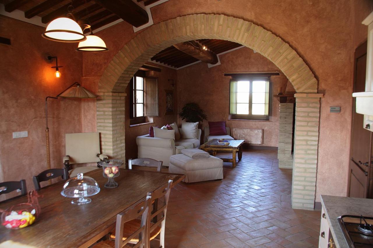 Villa La Tana Del Bianconiglio Castiglione dʼOrcia Exterior foto