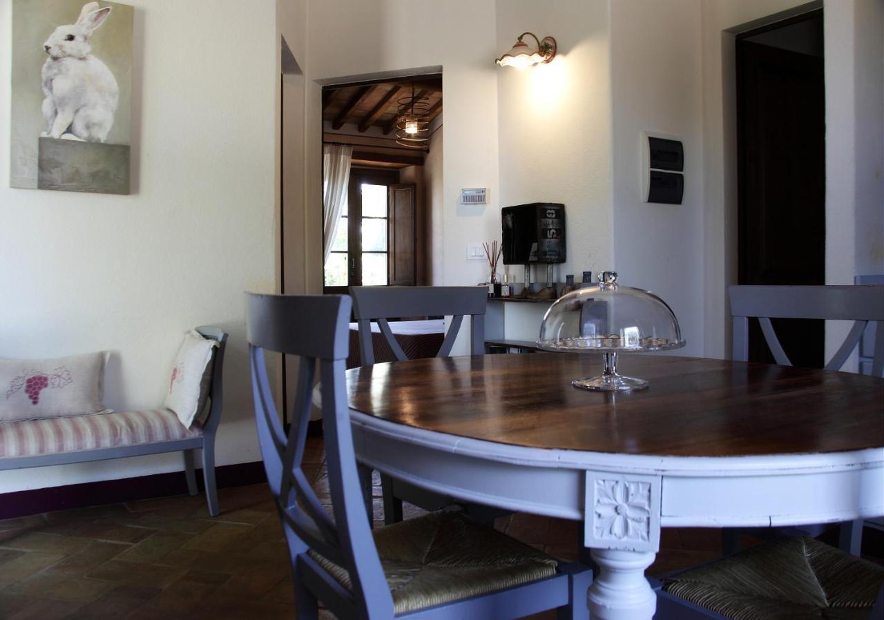 Villa La Tana Del Bianconiglio Castiglione dʼOrcia Exterior foto