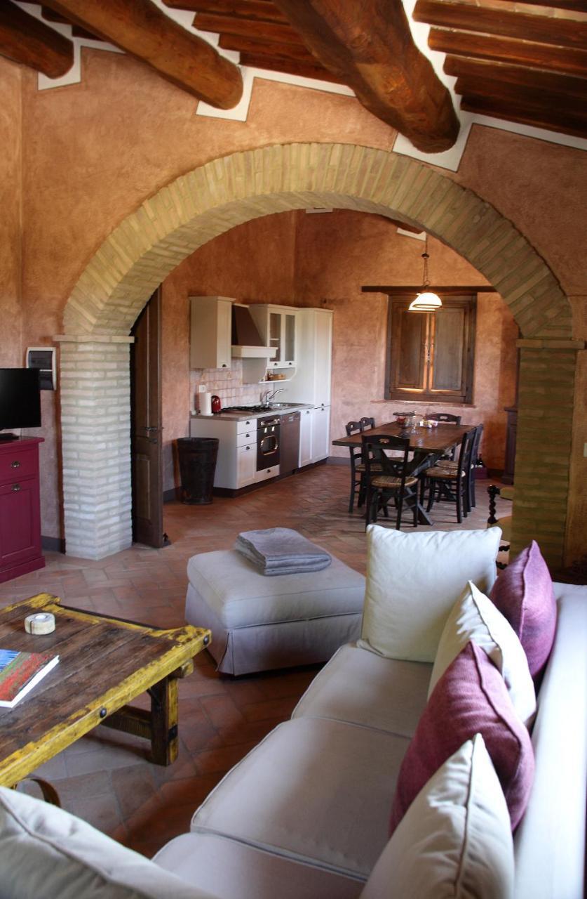 Villa La Tana Del Bianconiglio Castiglione dʼOrcia Exterior foto